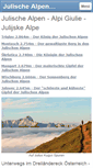 Mobile Screenshot of julische-alpen.info