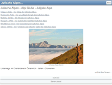 Tablet Screenshot of julische-alpen.info